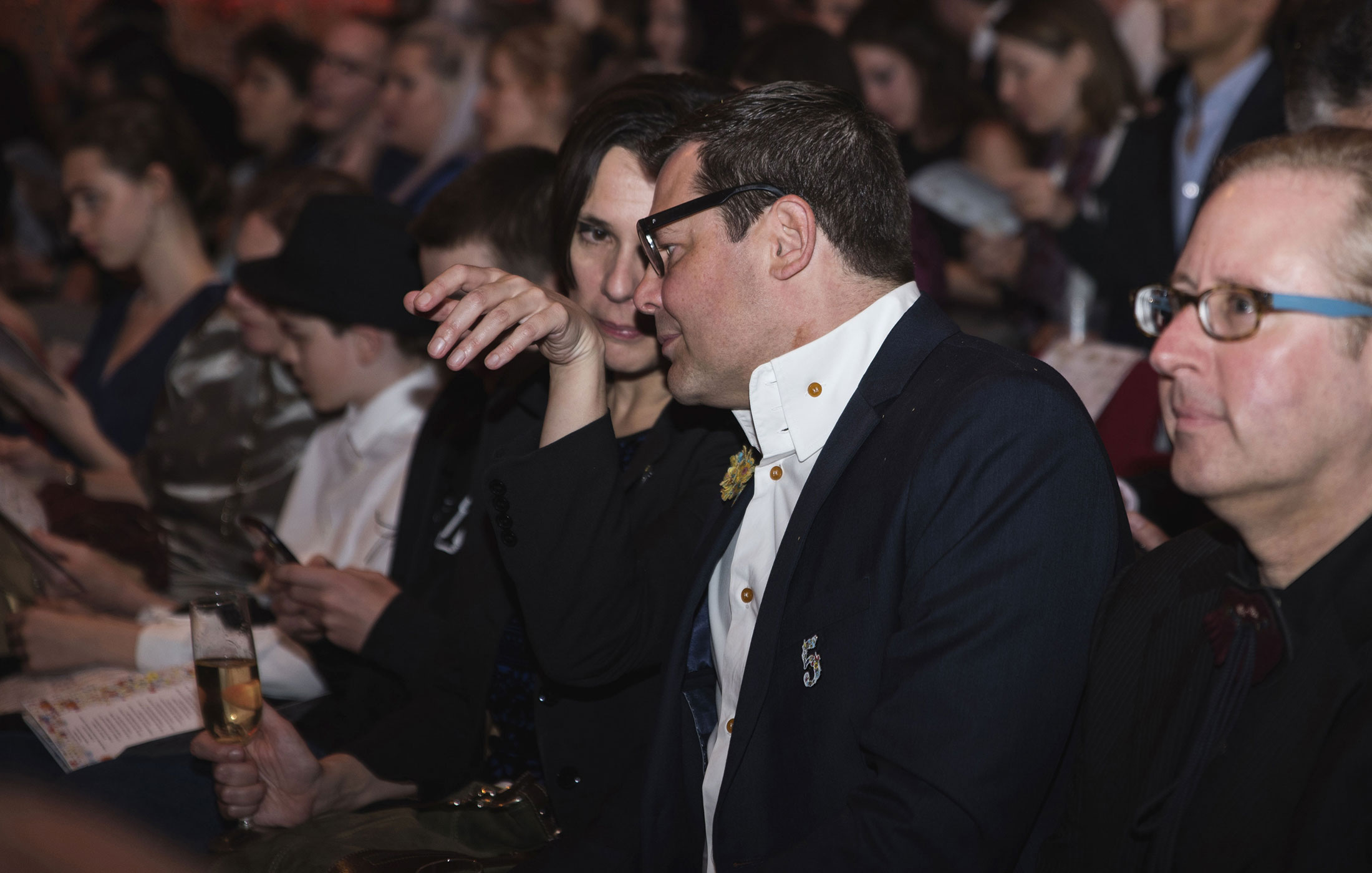 Christopher Gordon, Lætitia Sadier at The Art and Olfaction Awards, Photo by Marina Chichi