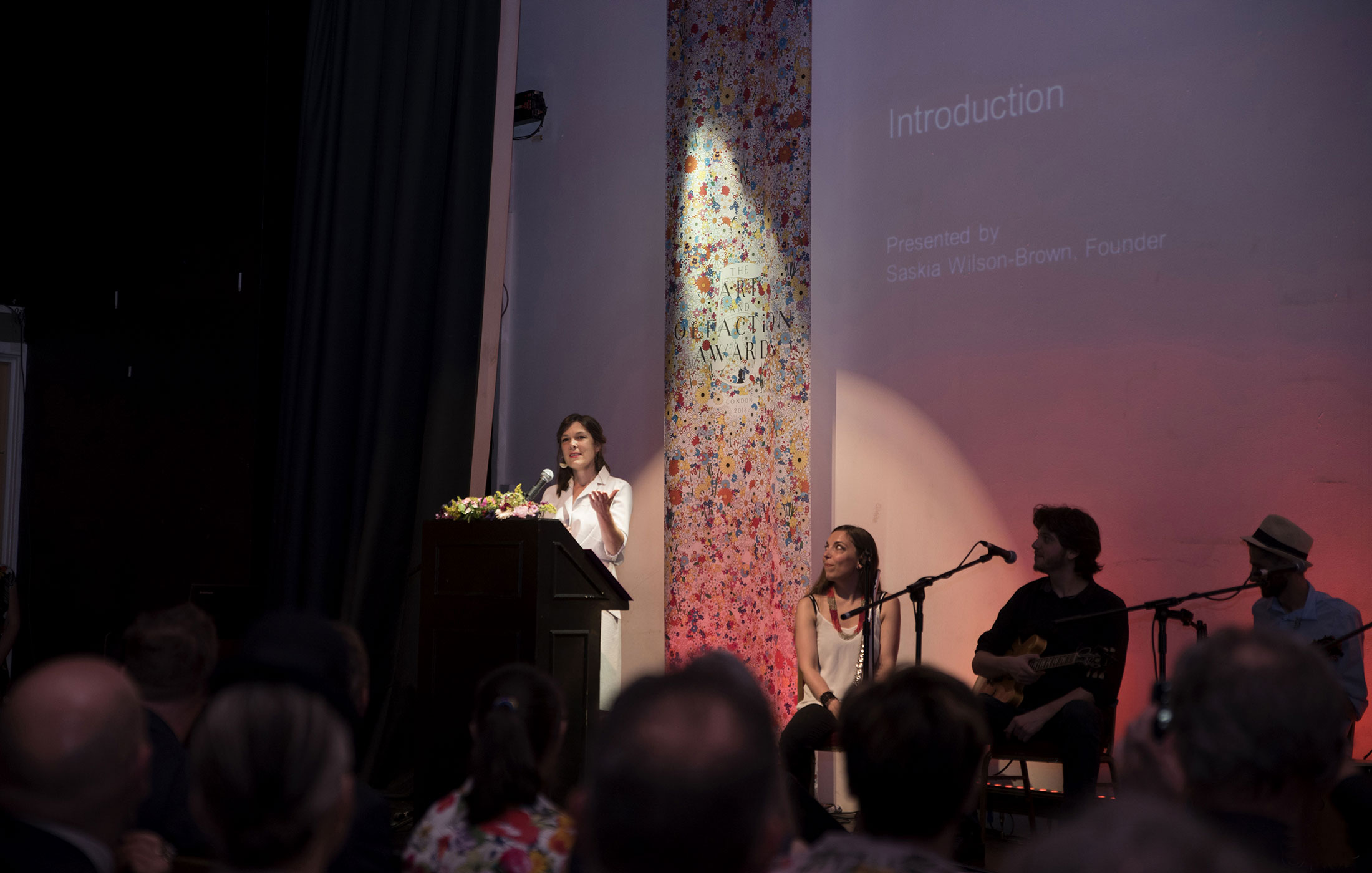 Saskia Wilson-Brown at The Art and Olfaction Awards, Photo by Marina Chichi