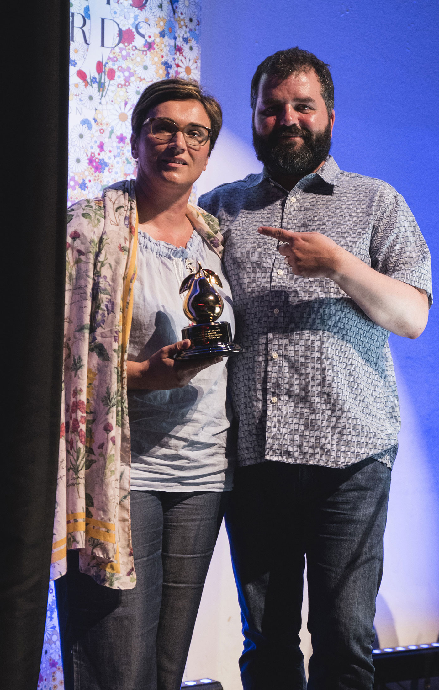 Virginie Roux, Dominique Brunel at The Art and Olfaction Awards, Photo by Marina Chichi