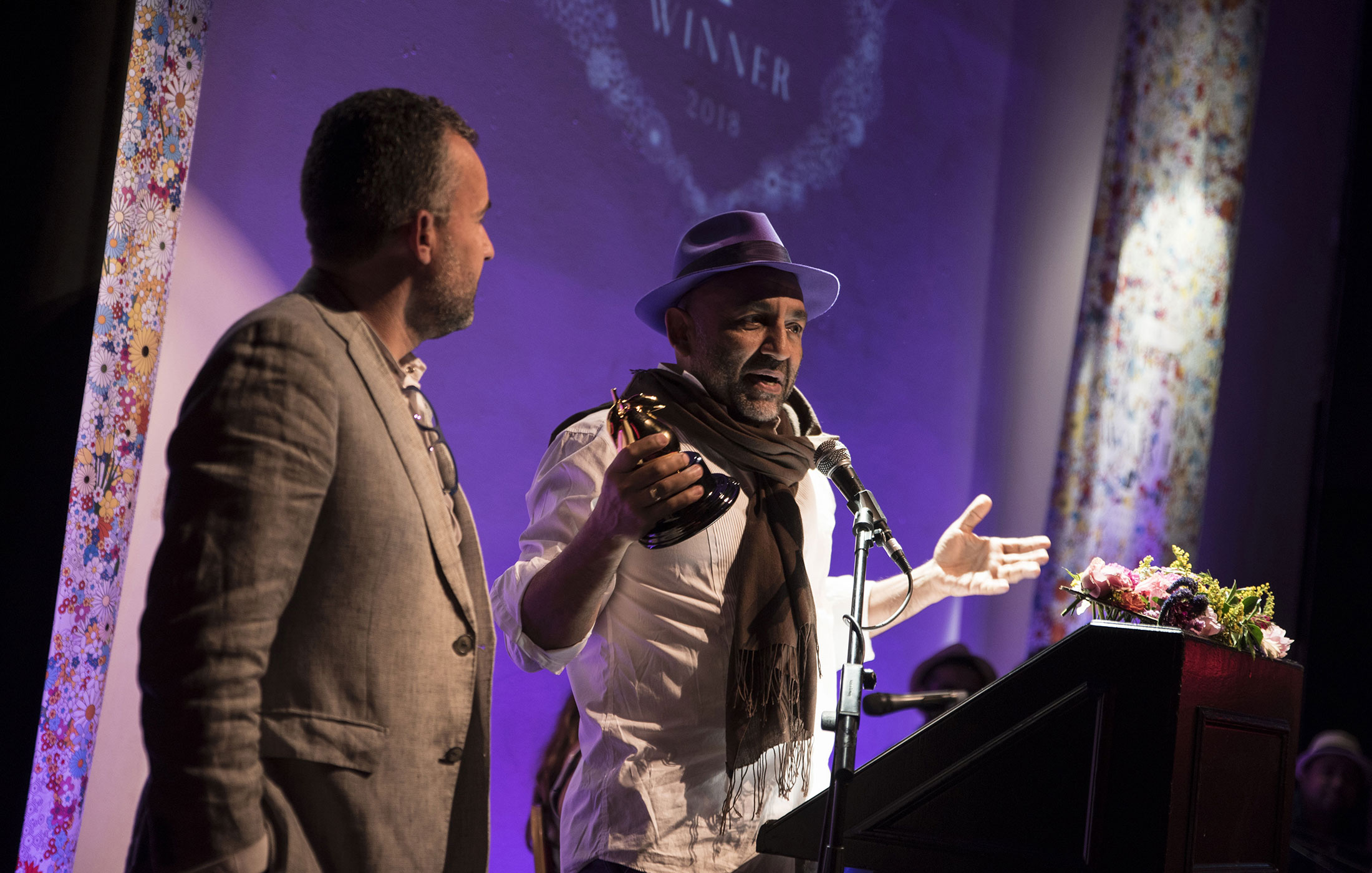 Oswaldo Macià and Ricardo Moya at The Art and Olfaction Awards, Photo by Marina Chichi