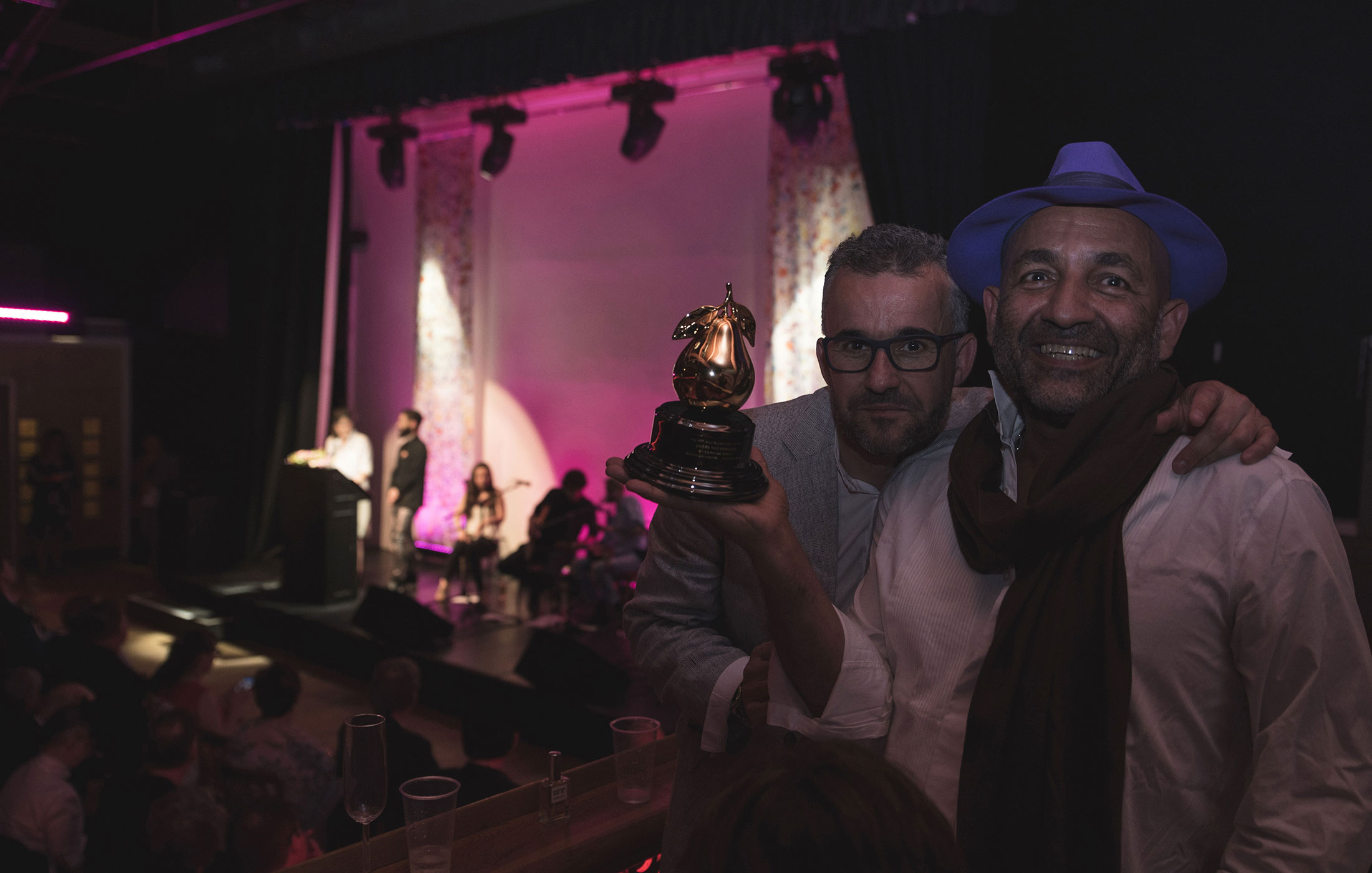 Oswaldo Macià and Ricardo Moya at The Art and Olfaction Awards, Photo by Marina Chichi