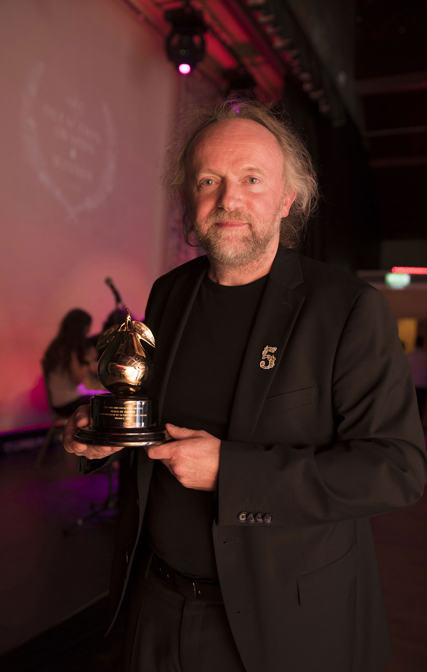 Peter de Cuper at the Art and Olfaction Awards, Photo by Marina Chichi