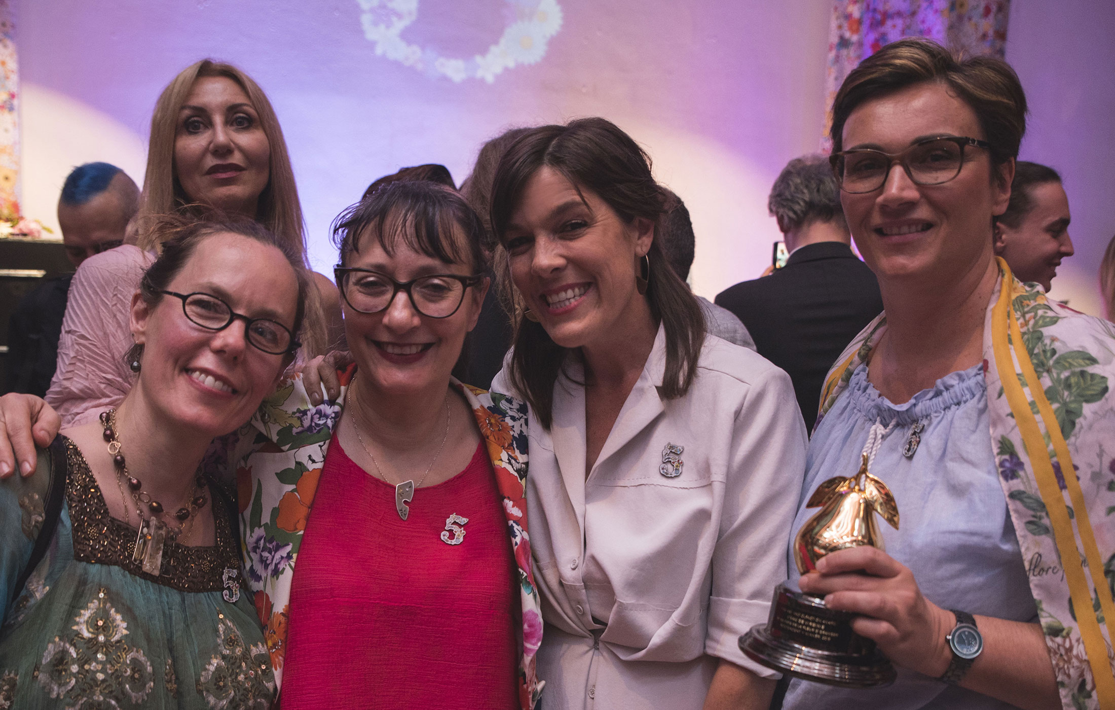 Dawn Spencer Hurwitz, Sarah McCartney, Saskia Wilson-Brown, Virginie Roux, Photo by Marina Chichi